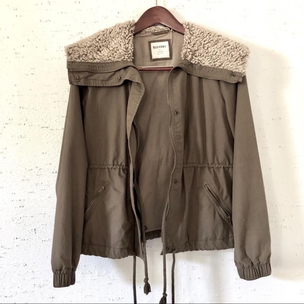 Old Navy Jacket w/ Faux Fur Size S